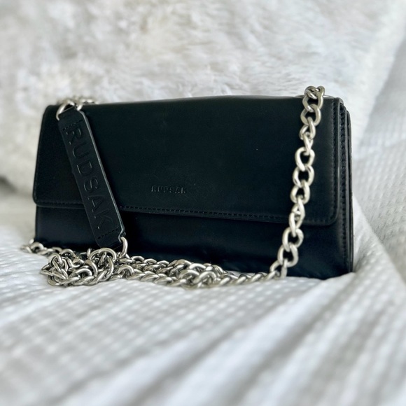 RUDSAK Black Leather Chain Wallet - Picture 3 of 6